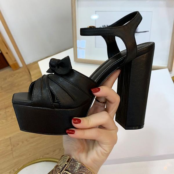 fashion women open toe collar design solid color thick sandals ankle strap high platform heel dress shoes, Black
fashion women open toe collar design solid color thick sandals ankle strap high platform heel dress shoes, Black