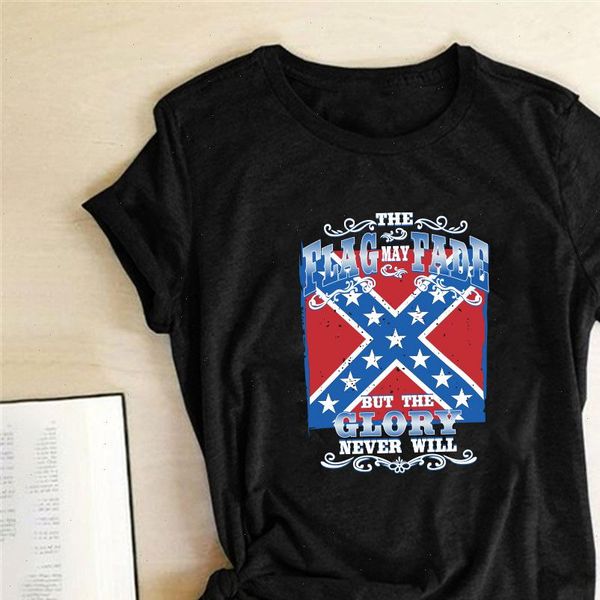 the women t shirt flag may fade but glory never will printed shirts summer graphic tee woman fashion harajuku top, White
the women t shirt flag may fade but glory never will printed shirts summer graphic tee woman fashion harajuku top, White