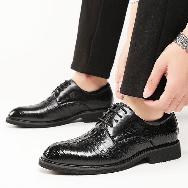 leather shoes men's busins drs brock carved head british and korean bridegroom's wedding, Black
leather shoes men's busins drs brock carved head british and korean bridegroom's wedding, Black