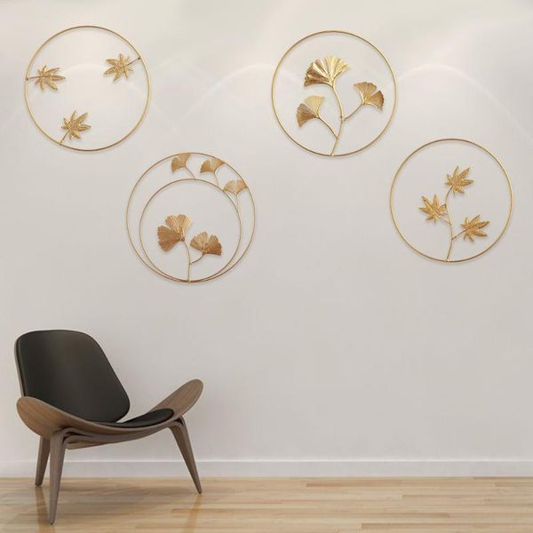 other home decor luxury wrought iron wall hanging ornament gold round ginkgo leaf background decoration living room
other home decor luxury wrought iron wall hanging ornament gold round ginkgo leaf background decoration living room