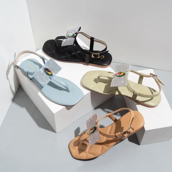 sandals summer women's bow bright diamond flip-flops flat fashion beach shoes comfortable women large size, Black
sandals summer women's bow bright diamond flip-flops flat fashion beach shoes comfortable women large size, Black