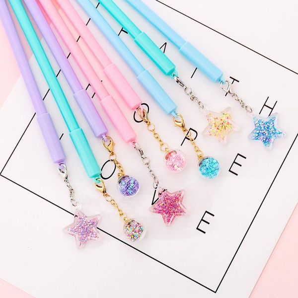 gel pens cute ball star pendant fountain pen sign fairy couple school office korean stationery black ink
gel pens cute ball star pendant fountain pen sign fairy couple school office korean stationery black ink
