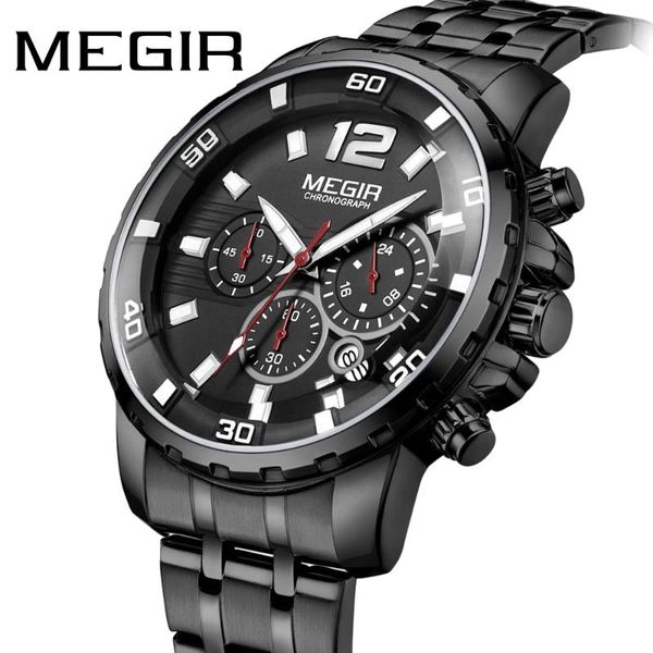 wristwatches relogio masculino megir business men watches stainless steel fashion men's wristwatch quartz watch relojes hombre, Slivery;brown
wristwatches relogio masculino megir business men watches stainless steel fashion men's wristwatch quartz watch relojes hombre, Slivery;brown