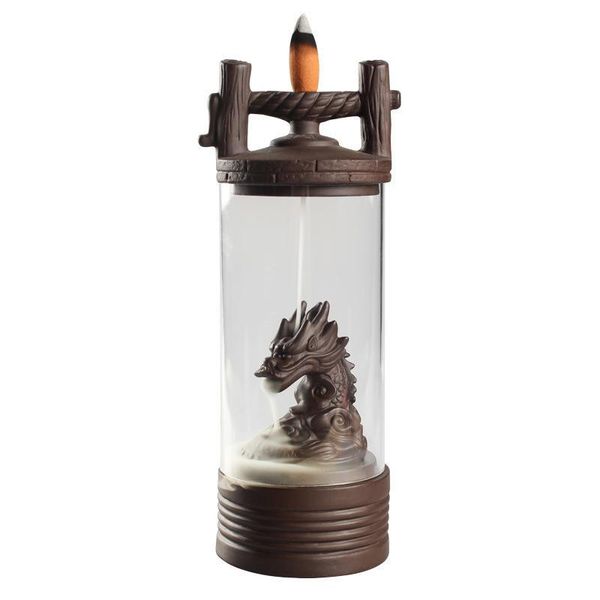 sachet bags backflow incense burner dragon with glass box cones sticks holders + 10pcs cone home office incienso quemador
sachet bags backflow incense burner dragon with glass box cones sticks holders + 10pcs cone home office incienso quemador