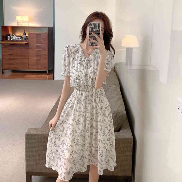 summer women ruffled short-sleeved chiffon dress v-neck high waist floral print beach midi dresses backless vestidos 210515, Black;gray
summer women ruffled short-sleeved chiffon dress v-neck high waist floral print beach midi dresses backless vestidos 210515, Black;gray
