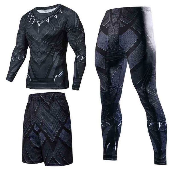 men sportswear superhero compression sport suits quick dry clothes sports joggers training gym fitness tracksuits running set, Gray
men sportswear superhero compression sport suits quick dry clothes sports joggers training gym fitness tracksuits running set, Gray