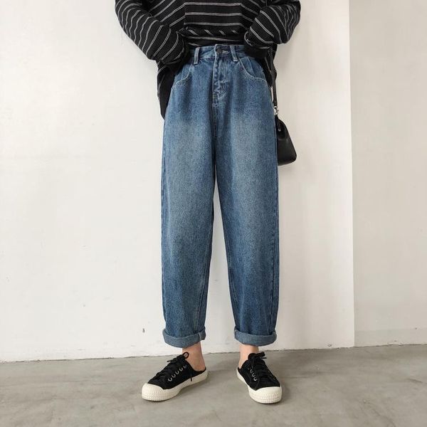 jeans women 2021 spring straight pants korean skinny old daddy high waist loose harun women's & capris, Black;white
jeans women 2021 spring straight pants korean skinny old daddy high waist loose harun women's & capris, Black;white