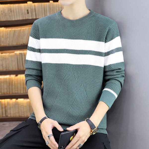 men's sweaters sweater spring and autumn bottomed round neck korean fashion style, White;black
men's sweaters sweater spring and autumn bottomed round neck korean fashion style, White;black