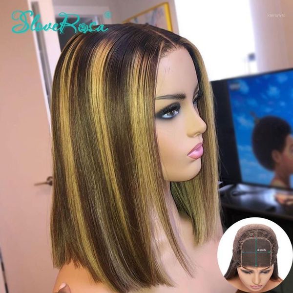 slove rosa 4x4 ombre highlight short bob wig lace front human hair wigs brazilian remy for blace women front1, Black;brown
slove rosa 4x4 ombre highlight short bob wig lace front human hair wigs brazilian remy for blace women front1, Black;brown