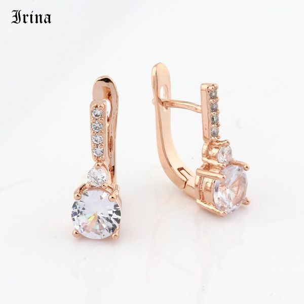 irina 2021 luxury female cubic zircon buckle stud earrings women 585 rose gold color for jewelry wholesale, Golden;silver
irina 2021 luxury female cubic zircon buckle stud earrings women 585 rose gold color for jewelry wholesale, Golden;silver