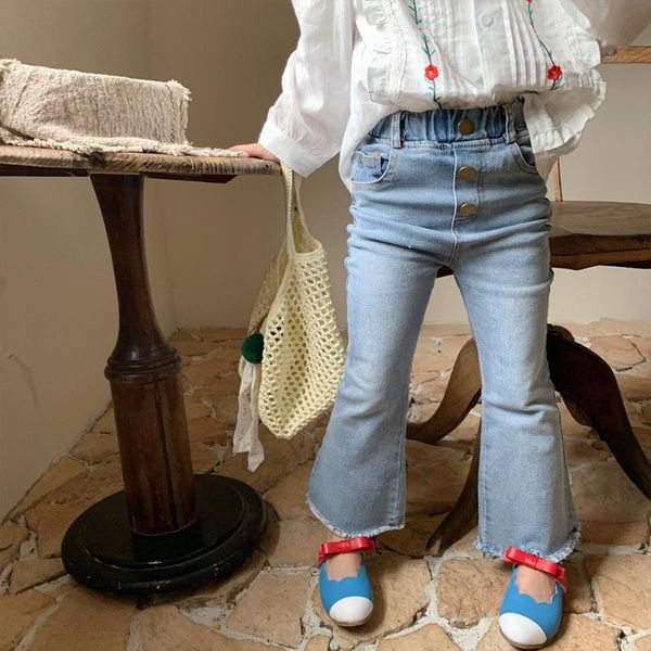 trousers 2021 children's split jeans girls casual kid clothes boys 2 to 6 kids pants baby bell bottoms toddler fall, Blue
trousers 2021 children's split jeans girls casual kid clothes boys 2 to 6 kids pants baby bell bottoms toddler fall, Blue