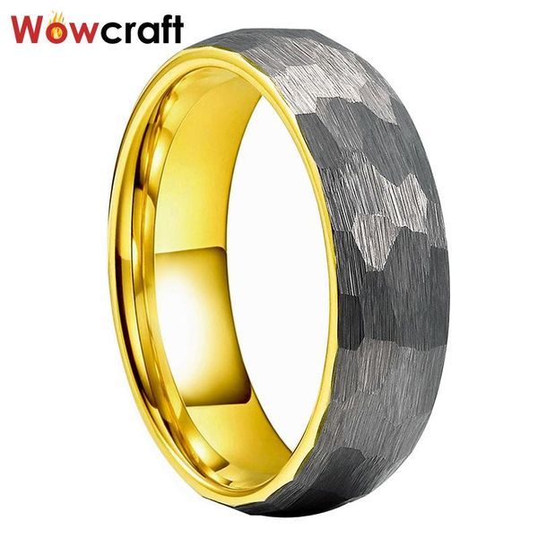 gold ring 6mm hammered tungsten men women wedding band dome brushed finish comfort fit rings, Slivery;golden
gold ring 6mm hammered tungsten men women wedding band dome brushed finish comfort fit rings, Slivery;golden