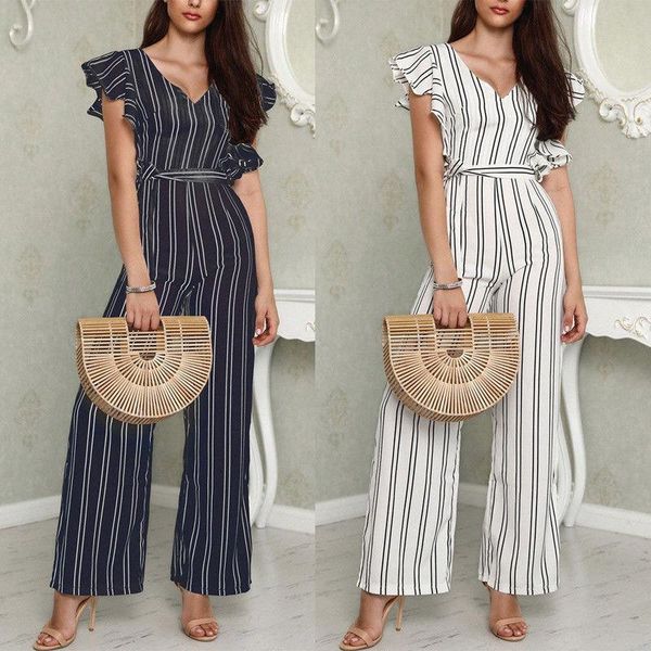women's jumpsuits & rompers women casual v neck loose playsuit bodysuits romper party ladies sleeveless long jumpsuit s-xl, Black;white
women's jumpsuits & rompers women casual v neck loose playsuit bodysuits romper party ladies sleeveless long jumpsuit s-xl, Black;white