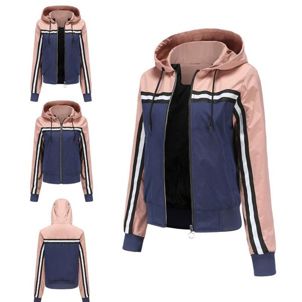 women's jackets 2021 design women fashion thin windbreaker trench coat zipper hooded patchwork casual outwear, Black;brown
women's jackets 2021 design women fashion thin windbreaker trench coat zipper hooded patchwork casual outwear, Black;brown