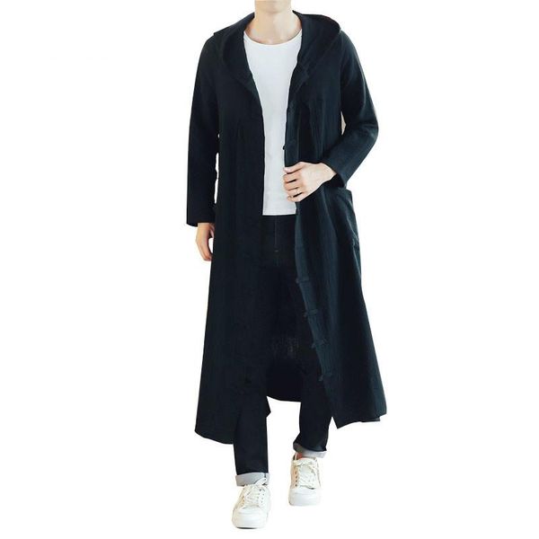 men's trench coats men long casual hooded coat cardigan jacket outerwear overcoat spring autumn male loose hoody harujuku thin jakcet, Tan;black
men's trench coats men long casual hooded coat cardigan jacket outerwear overcoat spring autumn male loose hoody harujuku thin jakcet, Tan;black