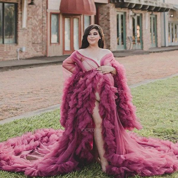 women's sleepwear ladies dressing gown fluffy tulle long bridal robe maternity robes po shoot women bathrobe wedding birthday party dre, Black;red
women's sleepwear ladies dressing gown fluffy tulle long bridal robe maternity robes po shoot women bathrobe wedding birthday party dre, Black;red