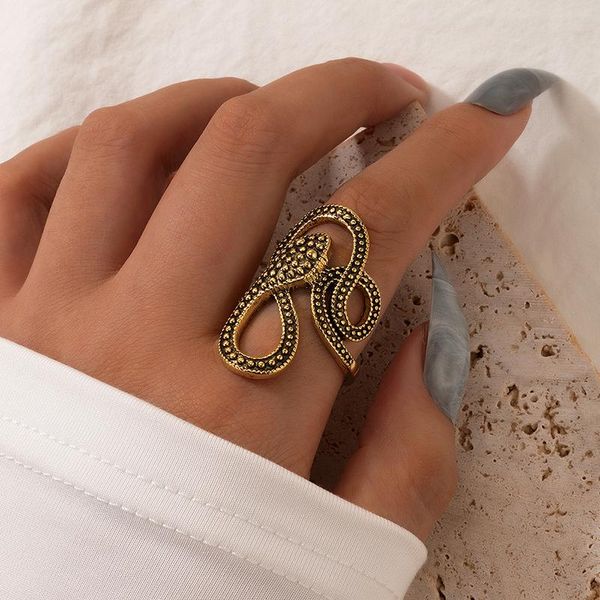 cluster rings tocona classic snake ring for women bohemian geometry ancient gold alloy knuckle lady wedding jewelry accessories 20375, Golden;silver
cluster rings tocona classic snake ring for women bohemian geometry ancient gold alloy knuckle lady wedding jewelry accessories 20375, Golden;silver