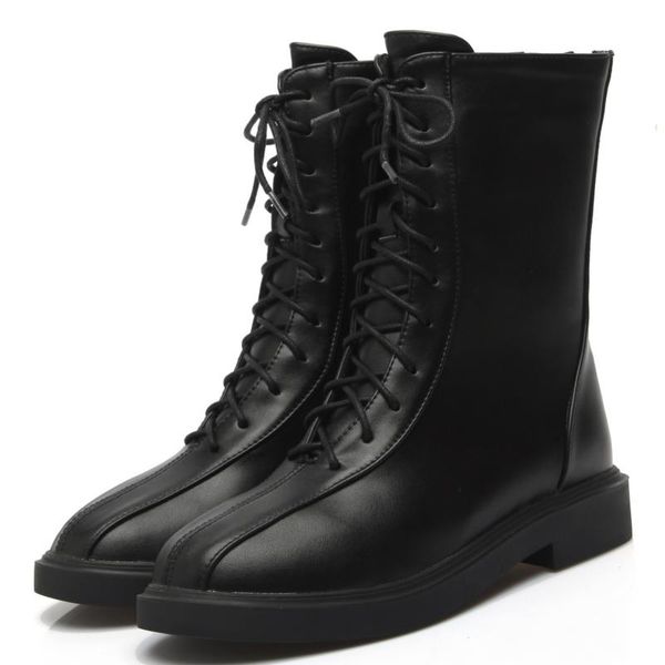boots fashion women ankle flat heel shoes woman lace up winter autumn daily short footwear zogeer, Black
boots fashion women ankle flat heel shoes woman lace up winter autumn daily short footwear zogeer, Black