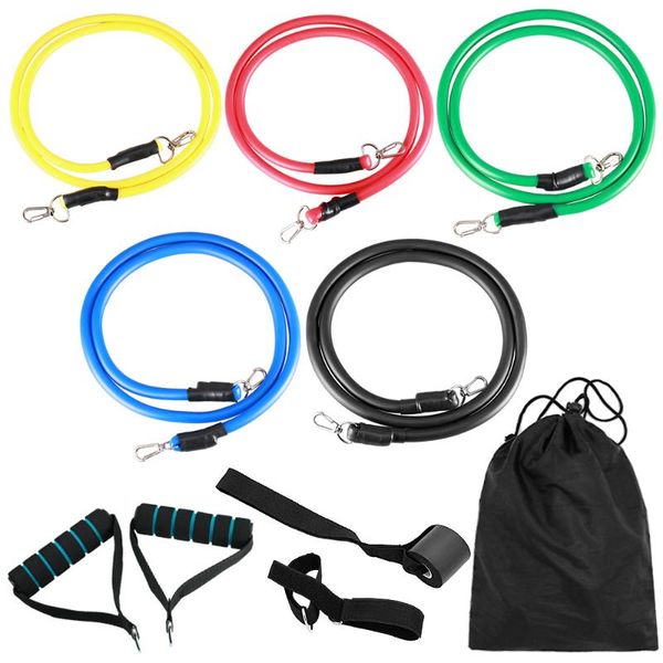 resistance bands 11pcs fitness set workout exercise tube with door anchor ankle straps for home gym travel
resistance bands 11pcs fitness set workout exercise tube with door anchor ankle straps for home gym travel