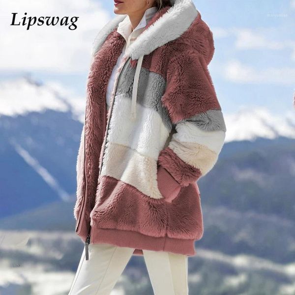 women's down & parkas 2021 winter warm plush furry thick jacket fashion patchwork zip-up pocket hooded coats women casual long sleeve l, Black
women's down & parkas 2021 winter warm plush furry thick jacket fashion patchwork zip-up pocket hooded coats women casual long sleeve l, Black