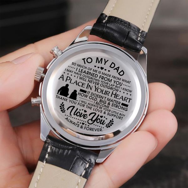 wristwatches "to my dad - timepieces chronograph military quartz engraved wooden watch men watches father's day gift wrist fashion, Slivery;brown
wristwatches "to my dad - timepieces chronograph military quartz engraved wooden watch men watches father's day gift wrist fashion, Slivery;brown