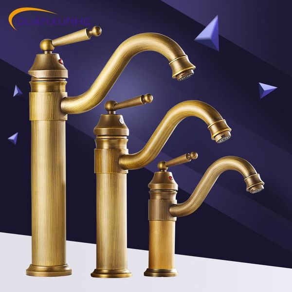 bathroom sink faucets quanxunhe europe classic style antique copper faucet cold and water basin mixer single handle deck mounted tap
bathroom sink faucets quanxunhe europe classic style antique copper faucet cold and water basin mixer single handle deck mounted tap