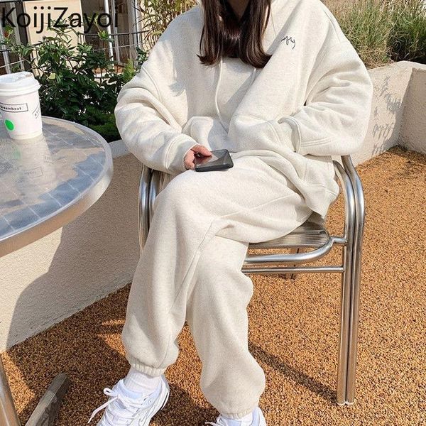 women's two piece pants koijizayoi casual women tracksuit fashion lady autumn winter fuzzy thick warm pieces set chic suit pullovers hi, White
women's two piece pants koijizayoi casual women tracksuit fashion lady autumn winter fuzzy thick warm pieces set chic suit pullovers hi, White