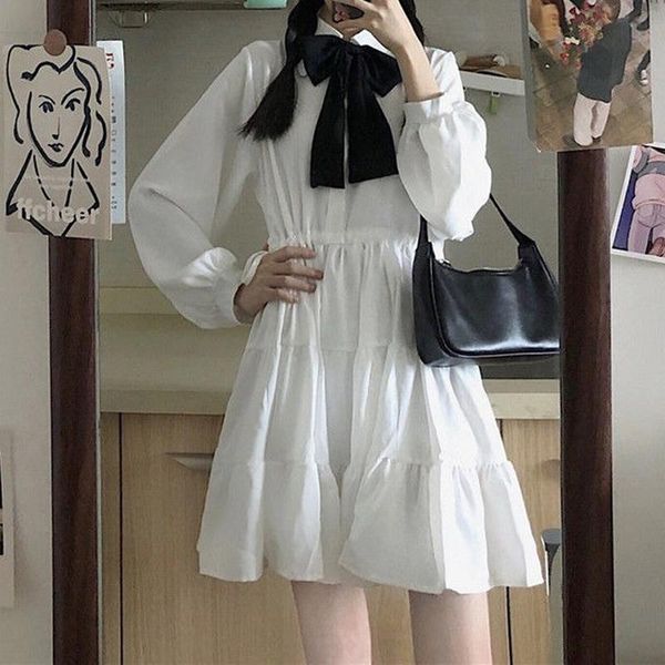 casual dresses kawaii goth dress mori girl gothic harajuku janpan style cute black punk pleated turn-down collar outfit, Black;gray
casual dresses kawaii goth dress mori girl gothic harajuku janpan style cute black punk pleated turn-down collar outfit, Black;gray