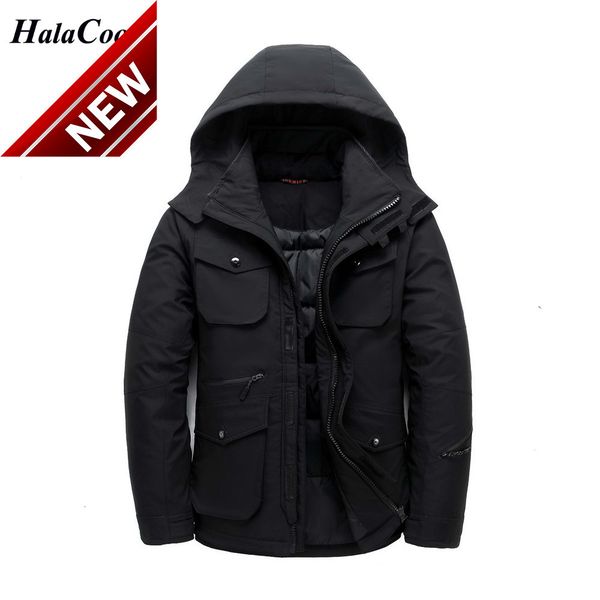 brand men's winter casual white duck down jacket thicken snow parka overcoat men hooded windbreaker outwear coats, Black
brand men's winter casual white duck down jacket thicken snow parka overcoat men hooded windbreaker outwear coats, Black
