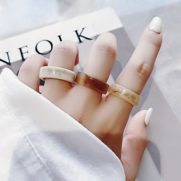 acetate plate band rings korean version of elegant wild amber simple joint ring light luxury glossy acrylic niche design mixed color joint-r, Silver
acetate plate band rings korean version of elegant wild amber simple joint ring light luxury glossy acrylic niche design mixed color joint-r, Silver