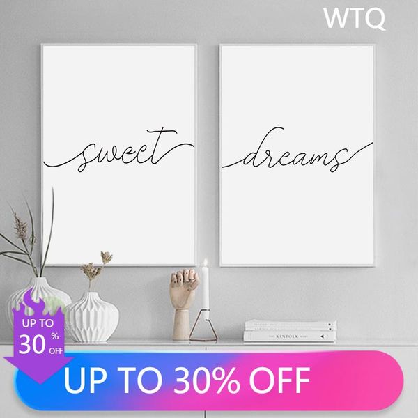 paintings nordic poster black and white sweet dreams quotes canvas painting wall art print pictures kids baby bedroom room decoration
paintings nordic poster black and white sweet dreams quotes canvas painting wall art print pictures kids baby bedroom room decoration