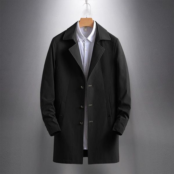 men's trench coats british style autumn windbreaker male vintage coat casual thin black long men plus size mens overcoat 4xl top, Tan;black
men's trench coats british style autumn windbreaker male vintage coat casual thin black long men plus size mens overcoat 4xl top, Tan;black