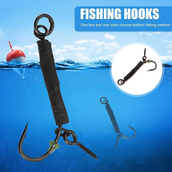 fishing hooks with screw wear-resistant portable micro barb fishhooks ocean river lake carp hook angling equipments
fishing hooks with screw wear-resistant portable micro barb fishhooks ocean river lake carp hook angling equipments