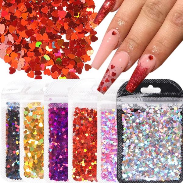 nail art kits 1bag love heart sequins ultrathin red pink glitter flakes laser paillette diy decor manicure tools
nail art kits 1bag love heart sequins ultrathin red pink glitter flakes laser paillette diy decor manicure tools