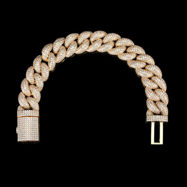 charm bracelets 15mm wide hip hop claw set 5a+ cubic zirconia bling iced out round cuban curb link chain for men rapper jewelry, Golden;silver
charm bracelets 15mm wide hip hop claw set 5a+ cubic zirconia bling iced out round cuban curb link chain for men rapper jewelry, Golden;silver