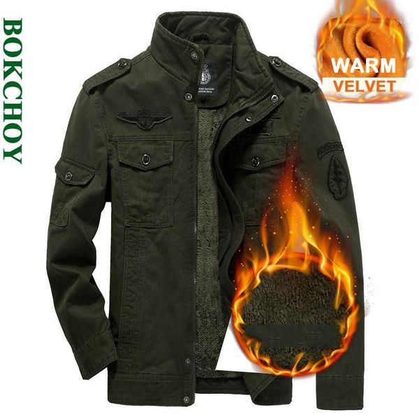 men's jackets winter plus velvet thickening size jacket pure cotton flight crew wear casual 802, Black;brown
men's jackets winter plus velvet thickening size jacket pure cotton flight crew wear casual 802, Black;brown