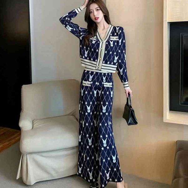 women's two piece pants autumn winter knitted 2 set women v-neck long sleeve sweater cardigan coat+wide leg pant vintage tracksuits sui, White
women's two piece pants autumn winter knitted 2 set women v-neck long sleeve sweater cardigan coat+wide leg pant vintage tracksuits sui, White