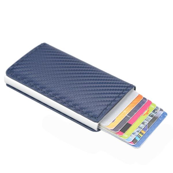 card holders men's european and american anti-theft holder rfid short automatic bouncing women's plaid package wallet, Brown;gray
card holders men's european and american anti-theft holder rfid short automatic bouncing women's plaid package wallet, Brown;gray