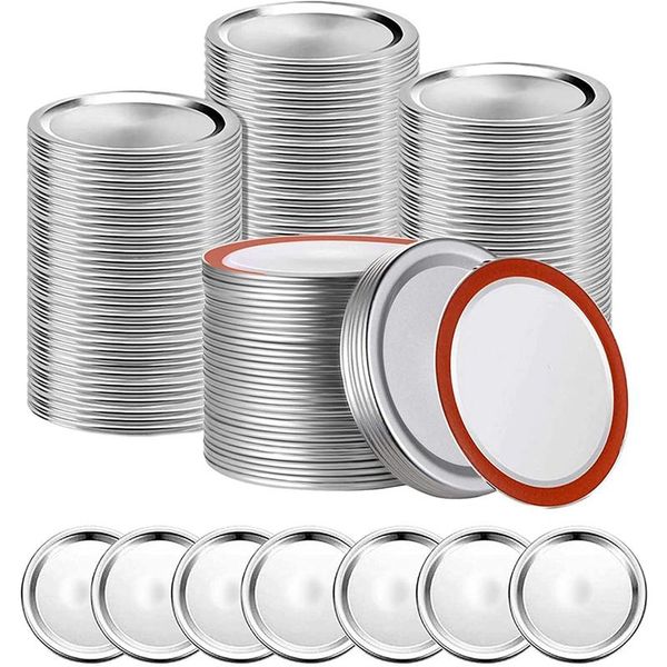 canning lids,120 pcs mason jar lids,regular mouth lids,metal lid split-type with airtight seal and leak proof kitchen storage & organization
canning lids,120 pcs mason jar lids,regular mouth lids,metal lid split-type with airtight seal and leak proof kitchen storage & organization