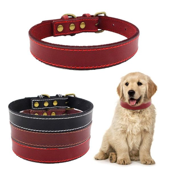 dog collars & leashes vintage pet collar soft pu leather material for small and medium-sized large durable adjustable supplies
dog collars & leashes vintage pet collar soft pu leather material for small and medium-sized large durable adjustable supplies