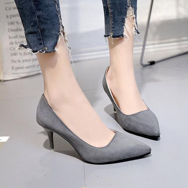 dress shoes 2021 spring/autumn women's pumps fashion leather pointed toe high heels women office ladies party size 34-43, Black
dress shoes 2021 spring/autumn women's pumps fashion leather pointed toe high heels women office ladies party size 34-43, Black
