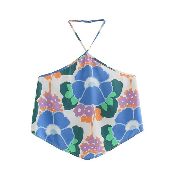 women's tanks & camis mesttraf women 2021 fashion print cropped halter tank vintage backless tie thin straps female streetwear, White
women's tanks & camis mesttraf women 2021 fashion print cropped halter tank vintage backless tie thin straps female streetwear, White
