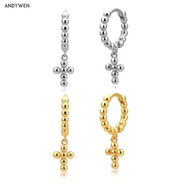 other andywen 925 sterling silver beads cross luxury dangle drop earring circle round rock punk women jewelry, Golden;silver
other andywen 925 sterling silver beads cross luxury dangle drop earring circle round rock punk women jewelry, Golden;silver