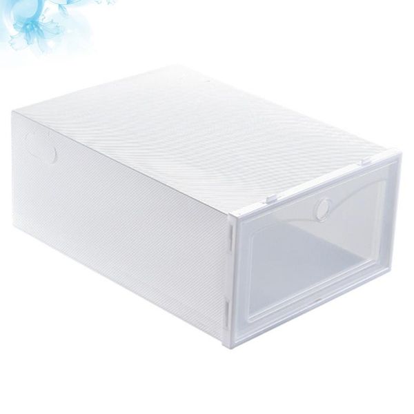 6pcs 33x23x13cm dustproof shoes case thicken box style shoe storage white disposable covers
6pcs 33x23x13cm dustproof shoes case thicken box style shoe storage white disposable covers