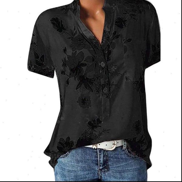 temperament women blouses womens shirt printing large size casual loose v neck short sleeved blouse drop, White
temperament women blouses womens shirt printing large size casual loose v neck short sleeved blouse drop, White