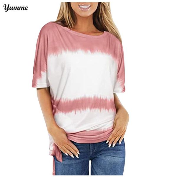 women's t-shirt fashion gradient tie-dye print women t-shirts short sleeve summer casual street sport loose tee lady o-neck harajuku, White
women's t-shirt fashion gradient tie-dye print women t-shirts short sleeve summer casual street sport loose tee lady o-neck harajuku, White
