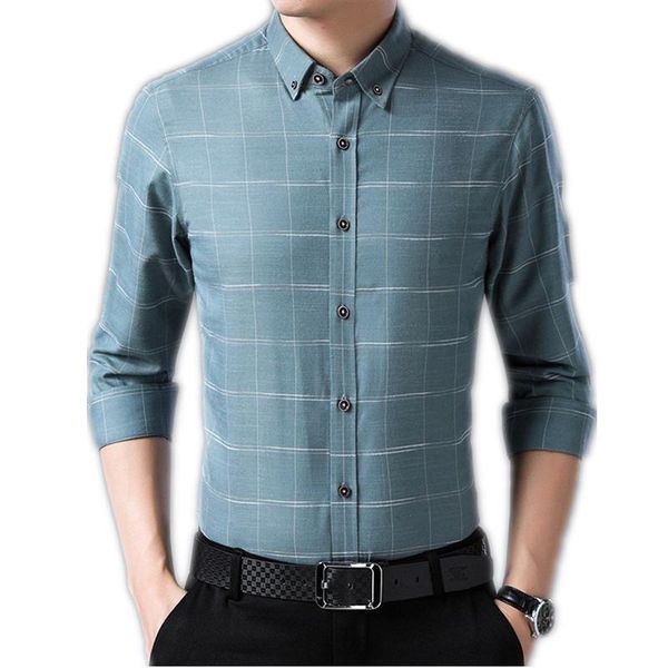men's casual shirts shirt camisas para hombre long-sleeved plaid fashion business men clothing, White;black
men's casual shirts shirt camisas para hombre long-sleeved plaid fashion business men clothing, White;black