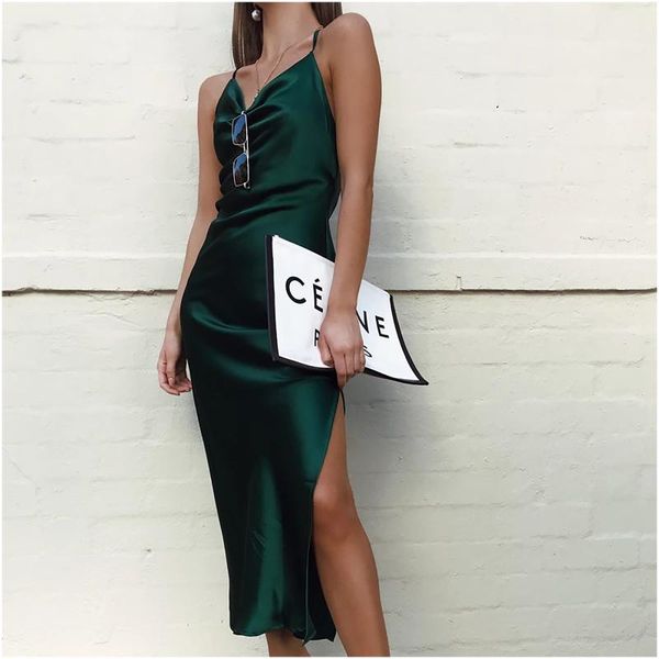 casual dresses elegant satin for women solid red blue midi dress 2021 fashion winter v-neck ladies slim package hip sling party, Black;gray
casual dresses elegant satin for women solid red blue midi dress 2021 fashion winter v-neck ladies slim package hip sling party, Black;gray