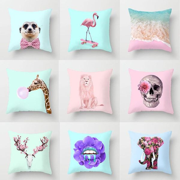 cushion/decorative pillow nordic art deer giraffe pink lion cushion cover decor fashion animal elephant pillows case home pillowcase 45x45cm
cushion/decorative pillow nordic art deer giraffe pink lion cushion cover decor fashion animal elephant pillows case home pillowcase 45x45cm