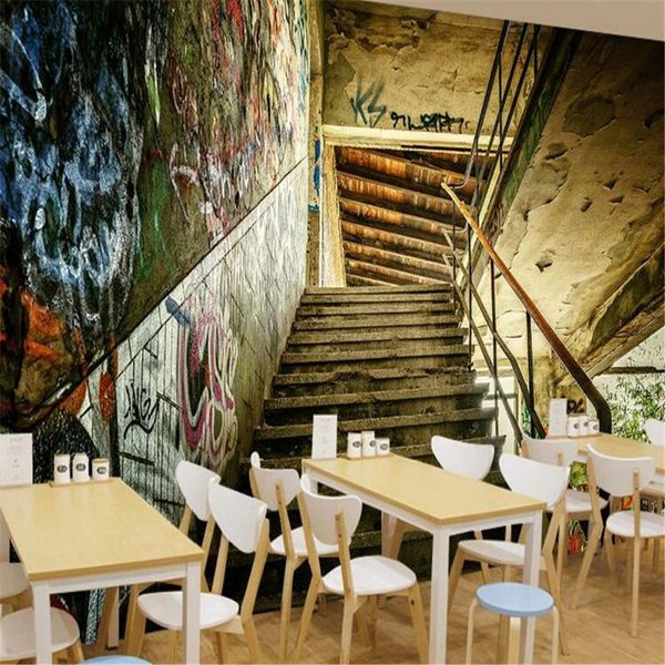 wallpapers milofi custom large wallpaper mural 3d three-dimensional street staircase tunnel graffiti modern tooling background wall
wallpapers milofi custom large wallpaper mural 3d three-dimensional street staircase tunnel graffiti modern tooling background wall